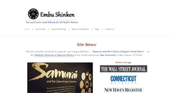 Desktop Screenshot of embu-shinken.com